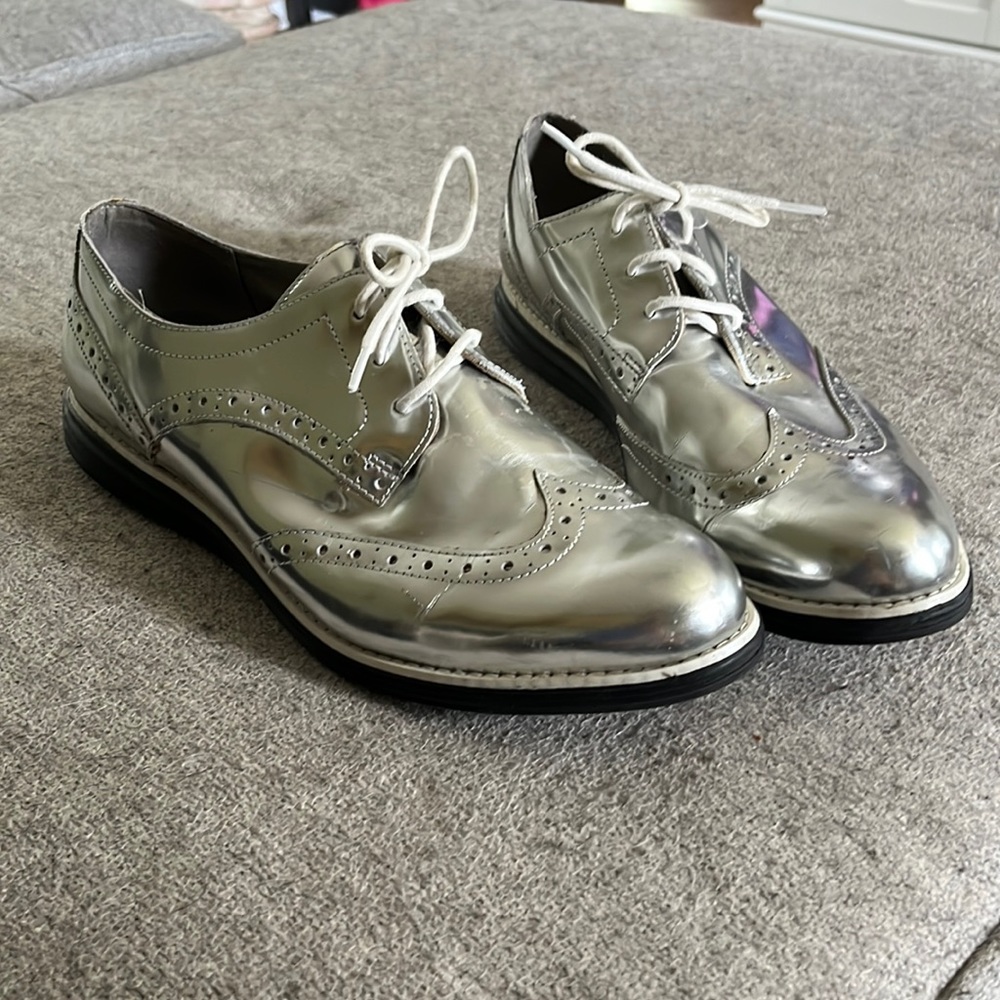 Cole Haan Silver dress shoes